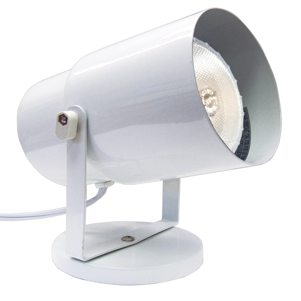 Satco SF77/395 Incandescent Portable Plant Lamp, 60 Watts,Alloy Steel, White
