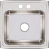 Elkay LR19192 Lustertone Classic Single Bowl Stainless Steel Drop-in Sink, 1.5 view 1