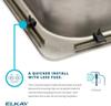 Elkay Lustertone LR17223 Single Bowl Top Mount Stainless Steel Sink view 3
