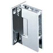 CRL Geneva 037 Series Polished Chrome Wall Mount Full Back Plate Standard Hinge