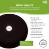SISSEL SITFIT 14in Black | Active Sitting & Training | Strengthens Back & Pelvic Floor Muscles | Versatile Use: Legs & Veins | Adjustable Pressure | Includes Exercise Poster view 4