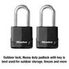 Master Lock M515XTLH Magnum Heavy Duty Padlock with Key, 2 Pack Keyed-Alike view 2