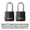 Master Lock M515XTLH Magnum Heavy Duty Padlock with Key, 2 Pack Keyed-Alike view 3