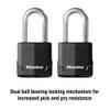 Master Lock M515XTLH Magnum Heavy Duty Padlock with Key, 2 Pack Keyed-Alike view 4