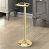 Home Accents Brass Toilet Paper Holder, Freestanding Pedestal Tissue Stand, 22" Height, Floor Standing Bathroom Holder view 2