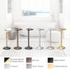 Home Accents Brass Toilet Paper Holder, Freestanding Pedestal Tissue Stand, 22" Height, Floor Standing Bathroom Holder view 3