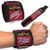 MagnoGrip Magnetic Wristband for Holding Screws, Nails, Drill Bits, Super Strong Magnets, Adjustable Strap, Essential Tool for DIYers, Handyman, Mechanics, Construction & Home Improvement - Red view 1