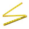 Faithfull RULEFOLD 1m Folding Rule ABS Plastic - Yellow view 1