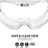 Neiko Pro 53875B Clear Protective Lab Safety Goggles, Chemistry Lab Goggles, Scientific, Construction Goggles, Contractor, Woodworking, Anti-Fog and Splash, Includes Indirect Vent for Men and Women view 2