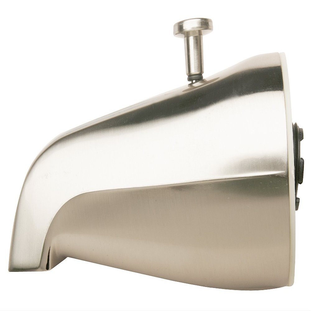 Keeney PP825-31BN Bathtub Spout with Diverter, 3/4" IPS, Brushed Nickel