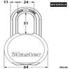 Magnum 2" SHCKLE Padlock view 2