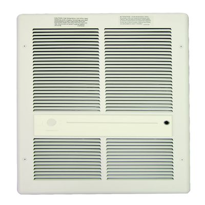 TPI F3317RPW Series 3310 Fan Forced Wall Heater Without Summer Fan Switch, Without an in-Built Thermostat, White, 23 Amps, 4800W