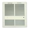 TPI F3317RPW Series 3310 Fan Forced Wall Heater Without Summer Fan Switch, Without an in-Built Thermostat, White, 23 Amps, 4800W view 1