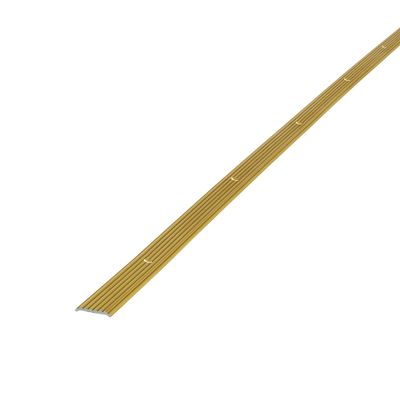 MD Building Seam Binder w/Screw Nails, Satin Brass, 3/4in x 36in