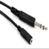 Hosa MHE-325 Headphone Adaptor Cable, 3.5 mm TRS to 1/4 Inch TRS, 25 Feet view 1