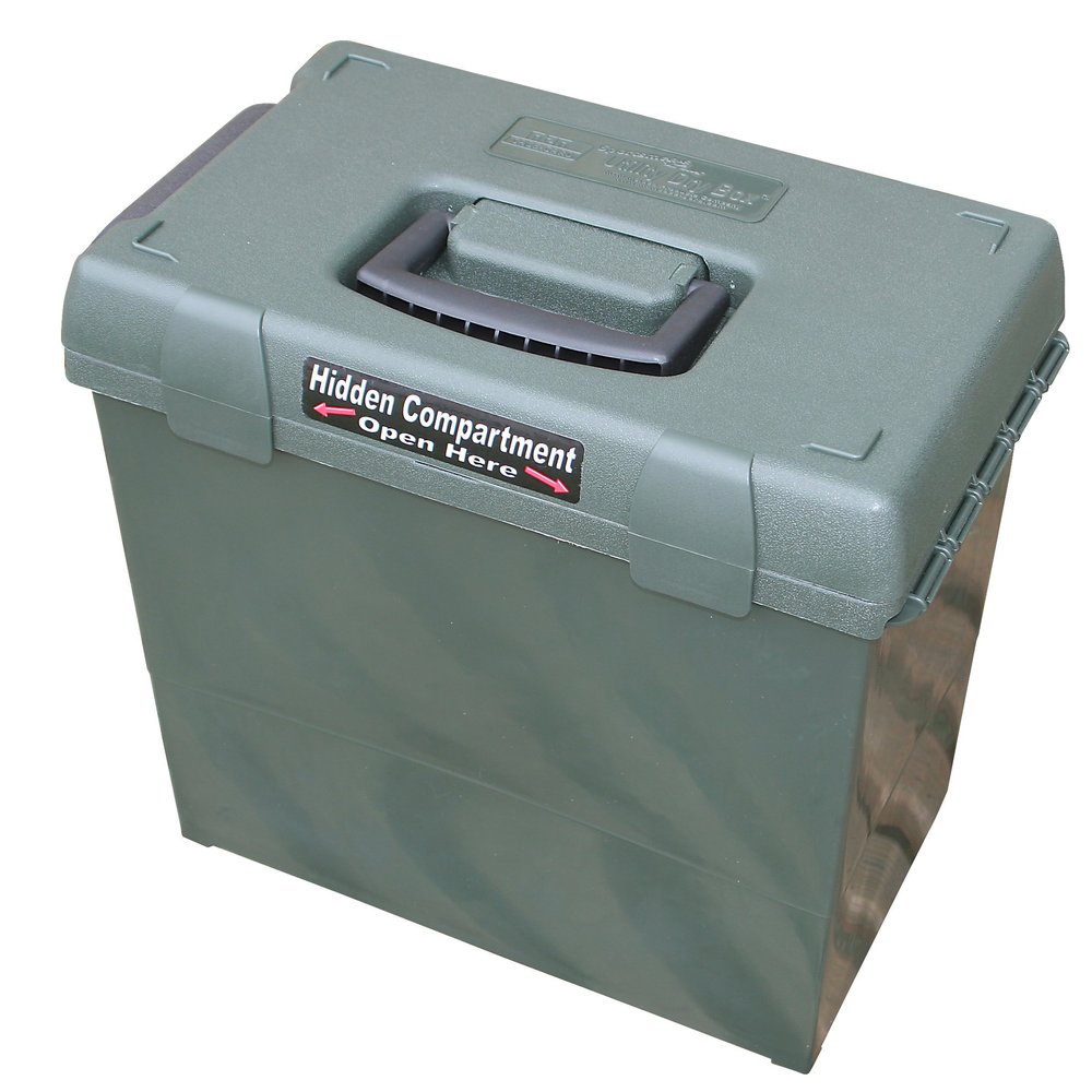 MTM SPUD1-11 Sportsmen's Plus Utility Dry Box, O-Ring Sealed, Forest Green