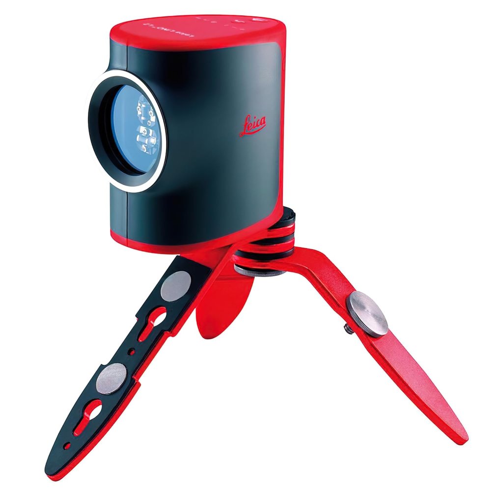 Leica LINO L2 Laser Level Self Leveling Cross Line with Pulse, Red/Black