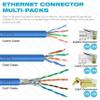 Mediabridge Cat7 Connector (Gold Shielded) - RJ45 Plug for Cat7 Ethernet Cable - 8P8C 50UM - 30 Pack (Part# 51P-C7-30PK) view 2