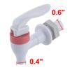 uxcell 2pcs Drinking Fountains Plastic White Pink 15mm Connector Dia view 2