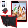 Case for Ipad 4th 3rd 2nd Generation 9.7 inch case Cover (Old Model) md510ll/A MC769ll /A Mc979ll /A Mc705ll /A A1458 A1430 A1416 2In1 TPU PC Design Cover (Red) view 1