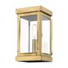Livex Lighting 20701-91 Hopewell 1 Light Outdoor Wall Lantern, Brushed Nickel view 3