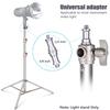 NEEWER 102"/2.6m Stainless Steel Light Stand, Spring Cushioned Heavy Duty Photography Tripod Stand with 1/4 to 3/8 Universal Screw Adapter for Strobe, LED Video Light, Ring Light, Monolight, Softbox view 2