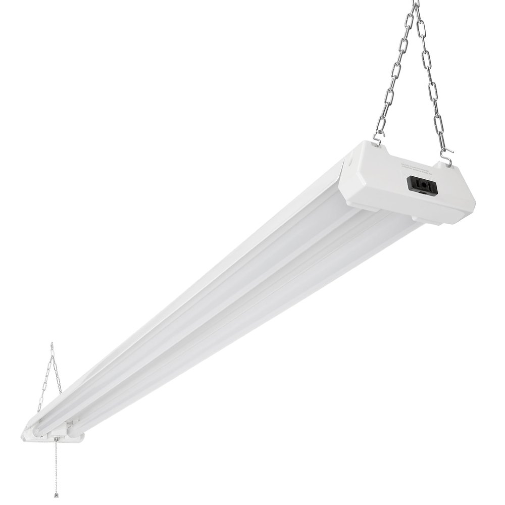 Maxxima 4 ft. Utility LED Shop Light Fixture, 5000K Daylight 4400 Lumens