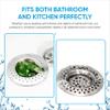 Bathtub Strainer Hair Catcher - Kitchen Strainer Sink - Bath Sink Strainer 3 Inch - Stainless Steel Sink Strainer for Kitchen Sink and Bathroom - Drain Catcher for Food, Hair and Waste view 4