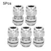 uxcell Pack of 5 Cable Gland Waterproof M12 Stainless Steel Cable Glands view 2