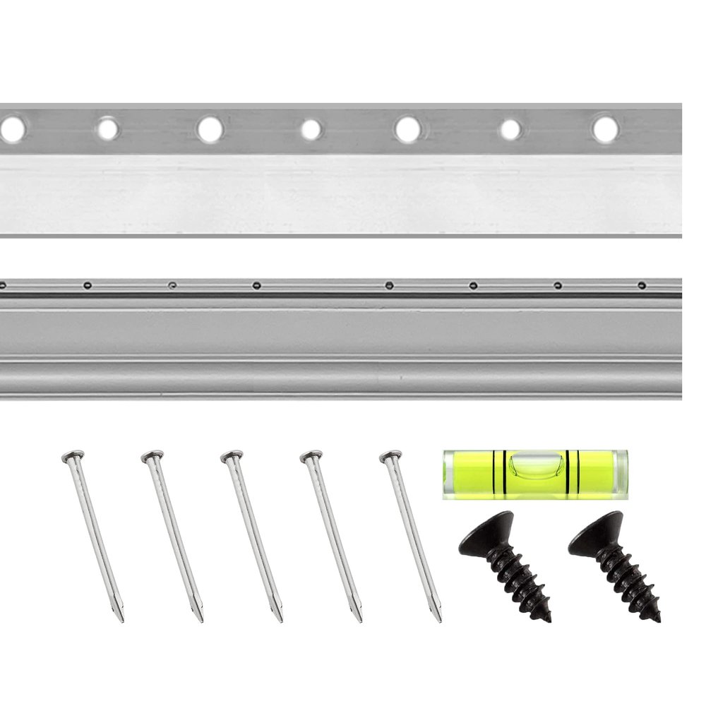 Hangman 10 Inch Picture Hanger Frame Hanging System Kit, No Wall Damage Rental Friendly French Cleat Z-Bar Nail Support Wall Art, Mirror, and Headboard Wall Mounting Brackets - Up to 100 lbs