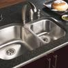 Houzer MC-3210SR-1 Medallion 32 Inch Stainless Steel Kitchen Sink, Undermount, Cabinet Compatibility, 70/30 Double Bowl Kitchen Sink, Small Bowl Right, Satin Finish view 3
