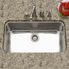 HOUZER MGS-3018-1 Medallion Gourmet Series Undermount Stainless Steel Kitchen Sink, Easy Installation, Large Single Bowl, Satin Finish, Strainer Included view 3