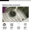 Houzer 33" Stainless Steel Undermount 50/50 Double Bowl Kitchen Sink view 4