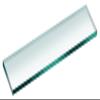 Dawn NIGS1303 Glass Support Plate for Shower Niche, Clear Glass view 1