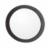 Bellaterra Home 9900-M-ES Round Framed Mirror-Manufactured Wood-Espresso view 1
