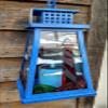 SunRays Lighthouse Solar Light Lantern Blue view 3