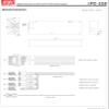 MW Mean Well IPC-250 12V 15A 250W Industrial 1U ATX 12V/P4 PC Power Supply view 3