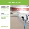 Greenlee FP24 Collapsible 24' Cable Pulling and Reaching Fish Pole, Far-Reaching Wire Pulling Tool for Pushing/Pulling Cables view 4