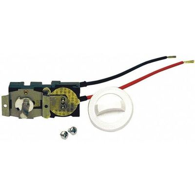Cadet Single Pole Built-in Thermostat Kit for Com-Pak Heaters (Model: CTT1W), 22 Amp, White