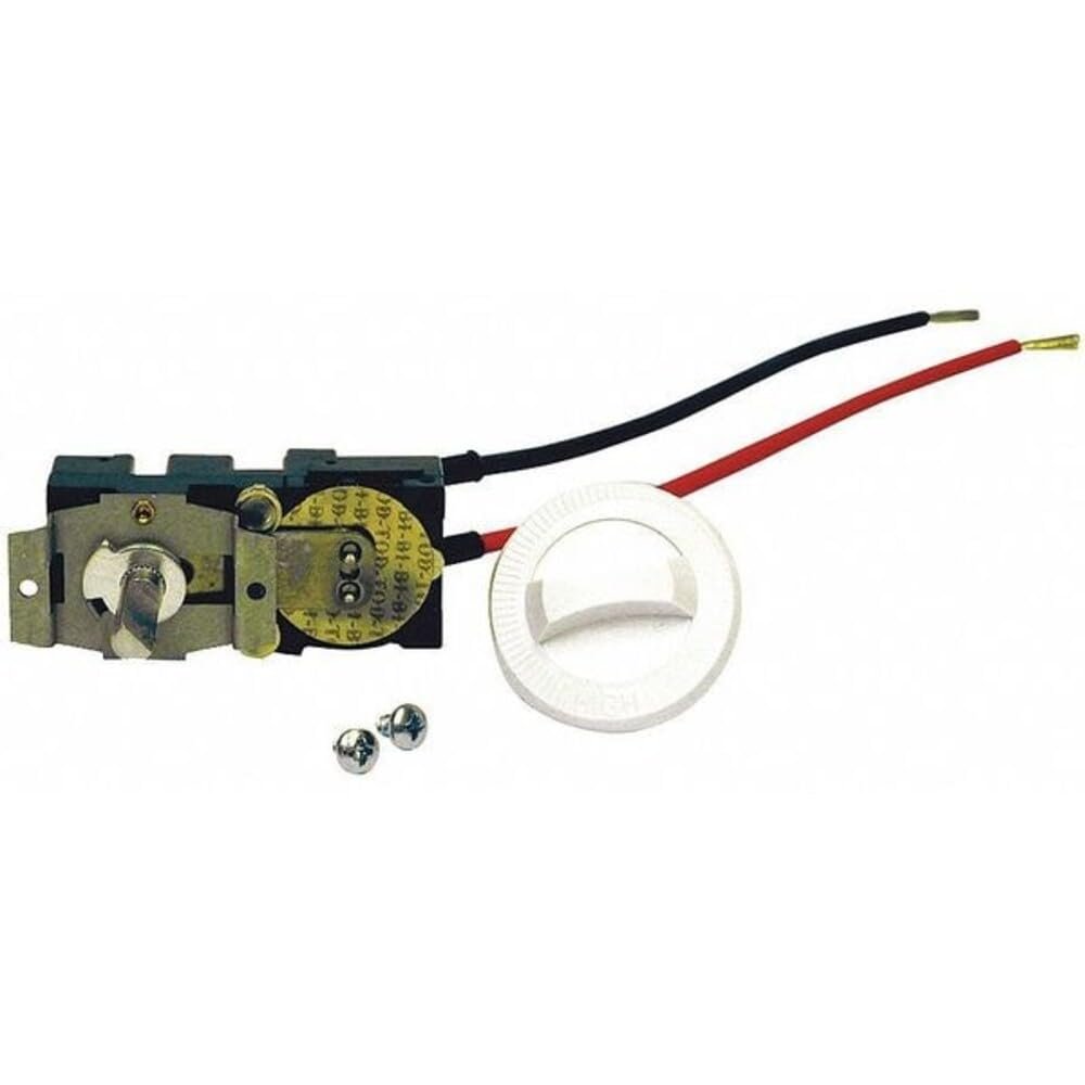 Cadet Single Pole Built-in Thermostat Kit for Com-Pak Heaters (Model: CTT1W), 22 Amp, White