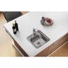 Elkay Dayton D115152 Single Bowl Top Mount Stainless Steel Bar Sink, 15 x 15 with 2" Drain Hole view 2