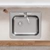 Elkay Dayton GE12521L3 Single Bowl Top Mount Stainless Steel Sink view 3