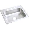 Elkay D125213 Dayton Single Bowl Drop-in Stainless Steel Sink 25 x 21 view 1