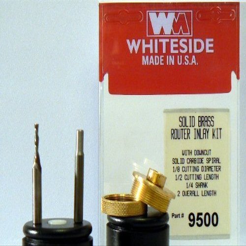 Whiteside Router Bits 9500 Solid Brass Inlay Kit
