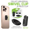 Cellet Universal Swivel Belt Clip for Car Mount, Go Pro Mount, GPS, Walkie-Talkie Compatible with Apple iPhones, Samsung Galaxy Smartphones, Google Pixel, Garmin inReach, GoPro view 2