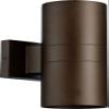 Quorum 720-2-86 Transitional Two Light Wall Mount from Cylinder Collection in Bronze/Dark Finish, view 1