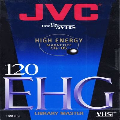 JVC Pack of 5 T-120 EHG Extra High Grade VHS Tape