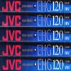 JVC Pack of 5 T-120 EHG Extra High Grade VHS Tape view 3