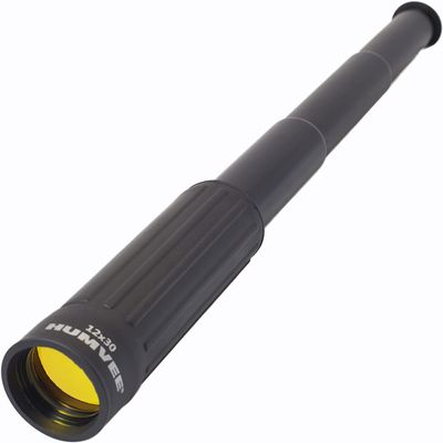 Humvee HMV-B-TELESCOPE 12x30 Ruby Lens Rubber Armored Telescope