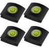 4Pack Camera Hot Shoe Cover with Bubble Spirit Level for Canon Nikon Panasonic Fujifilm Olympus Pentax Sigma DSLR/SLR/Evil Camera view 1
